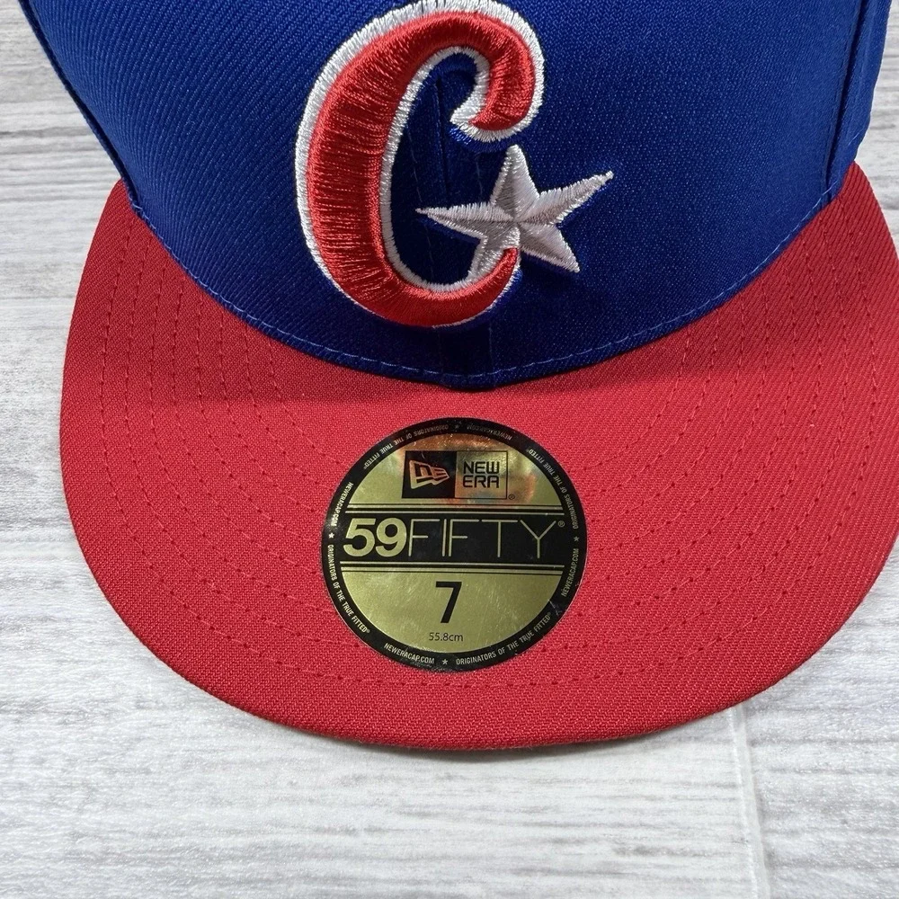 New Era 59Fifty Cuba 2026 World Baseball Classic WBC Fitted Hat Size 7 Blue/Red